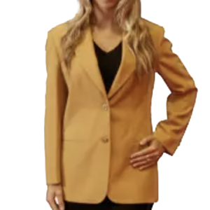 Ladies Gold Blazer.