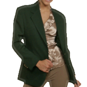Ladies Hunter/Forest Green Blazer.