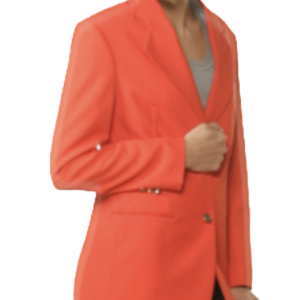 Ladies Orange Blazer.