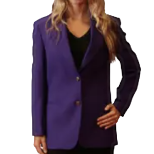 Ladies Purple Blazer.