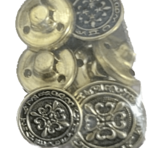 Buttons (2 Front, 6 Sleeve)