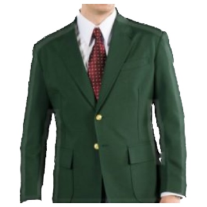 Mens Hunter/Forest Green Blazer.